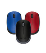 Mouse óptico Logitech M170 Azul sem fio com design ambidestro compacto, conexão USB, 1000DPI - Imagem 3